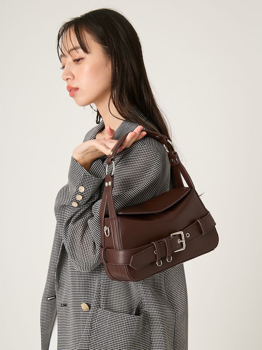 バックルデザインミドルバッグ(ハンドバッグ)｜バッグ｜FRAY I.D