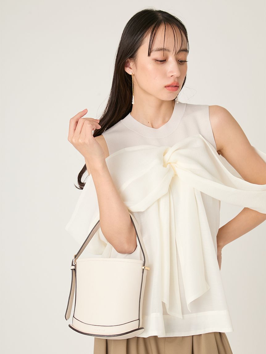 カーブラインミニバスケットバッグ(ハンドバッグ)｜バッグ｜FRAY I.D