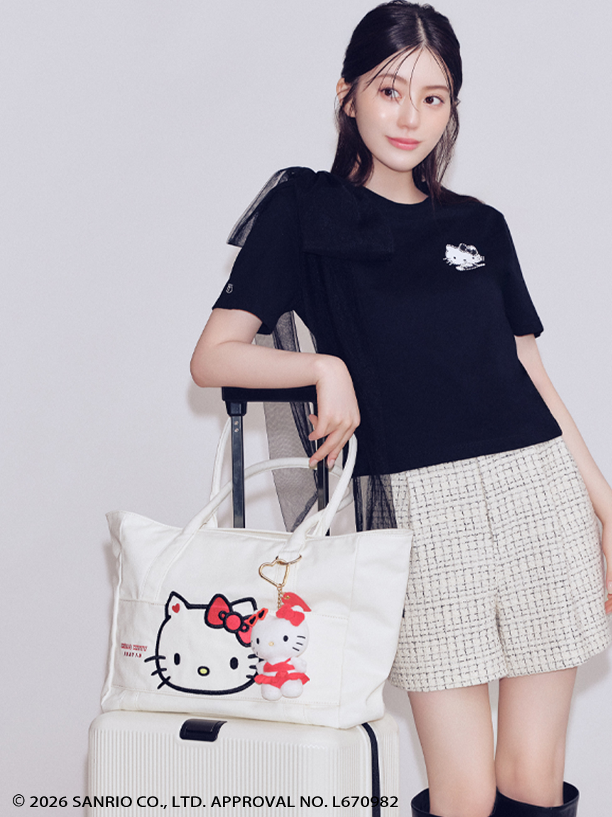 MASH SUMMER WEEK限定】【ハローキティ】2wayキャリーオンBIGトート