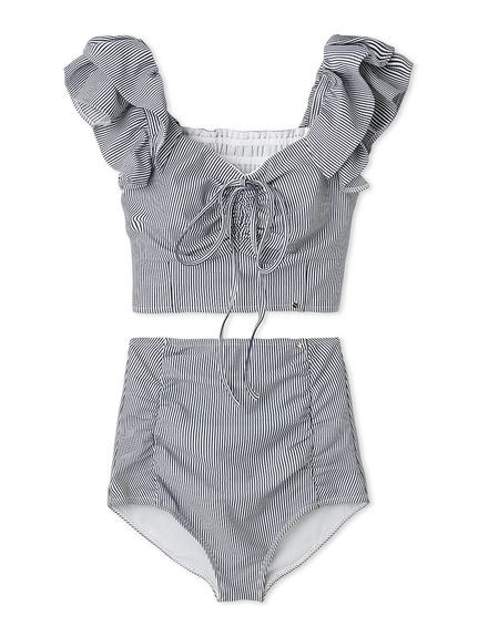 フリルブラウスセパレートスイムウェア(水着)｜ファッション雑貨