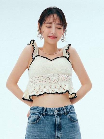 FRAY I.D ビキニ FRAY I.D オフショルビキニ GRNxBRW【返品不可商品