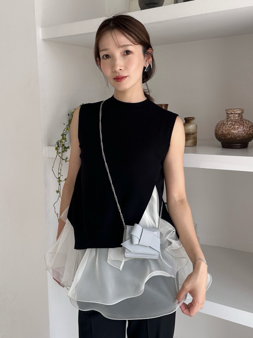 ※5/25に削除します　Fray.I.D♡フレイアイディー♡ハンドバック ルナトップハンドルバッグ(ハンドバッグ)｜バッグ｜FRAY I.D