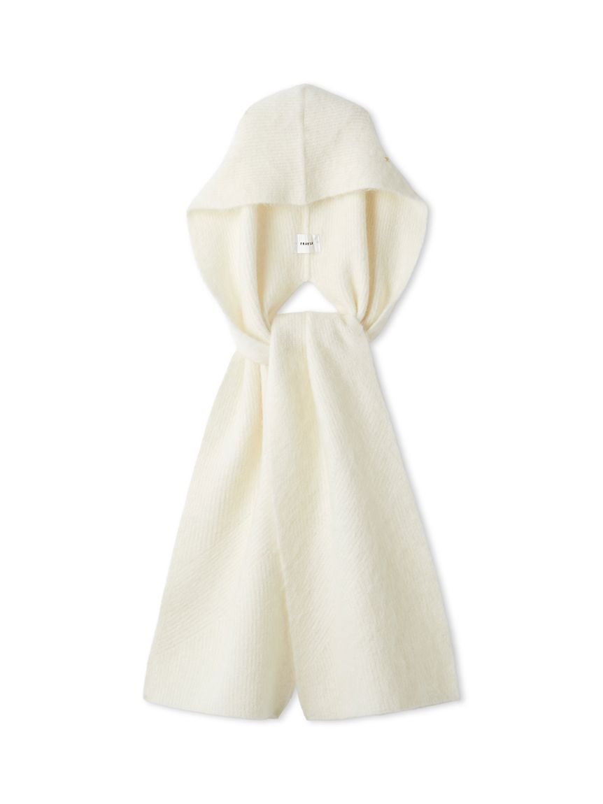 アルパカシャギーフードマフラー(ストール・マフラー