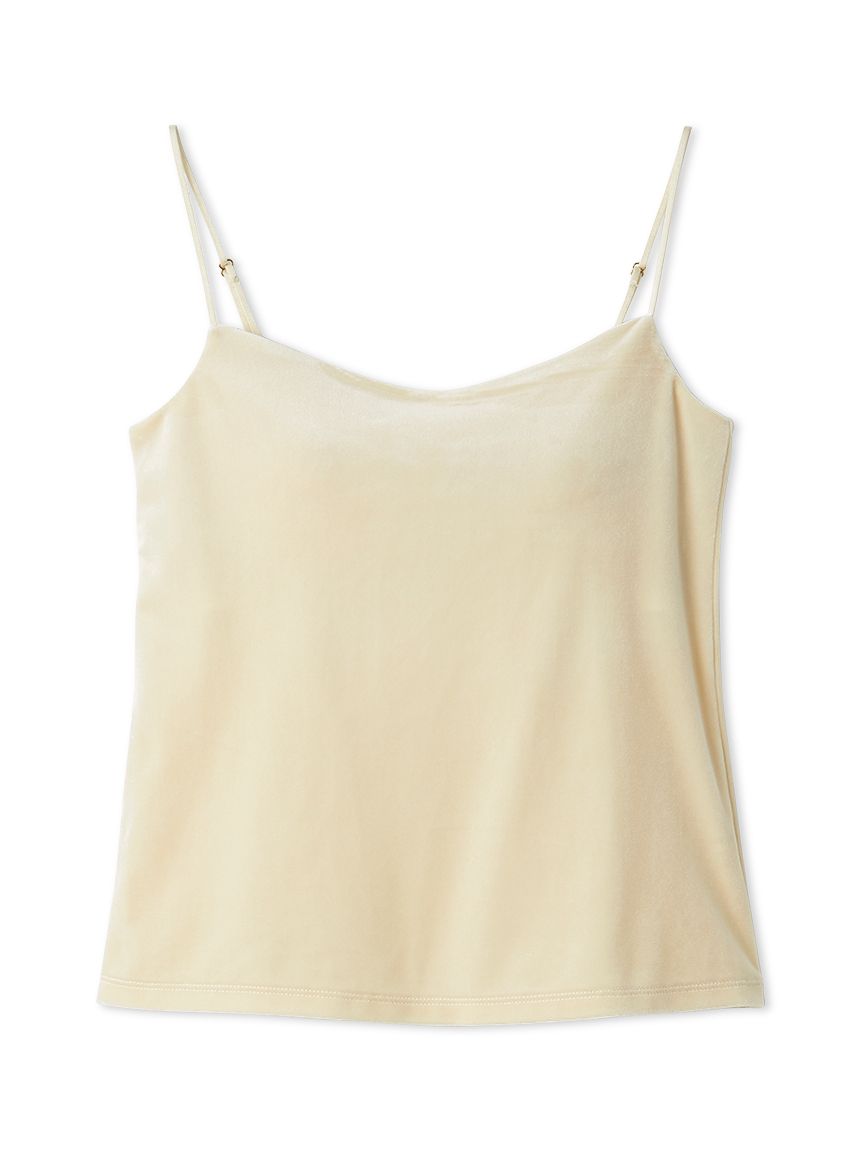 【新品タグ付・完売カラー】FRAY I.D ベロアカップインキャミソール IVR ベロアカップインキャミソール(キャミソール)｜トップス｜FRAY