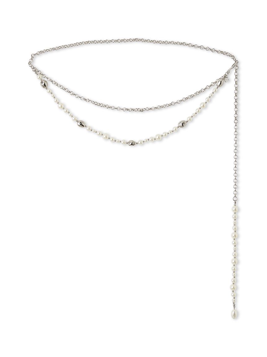 パールコンビチェーンベルト(ベルト・サスペンダー)｜ファッション雑貨