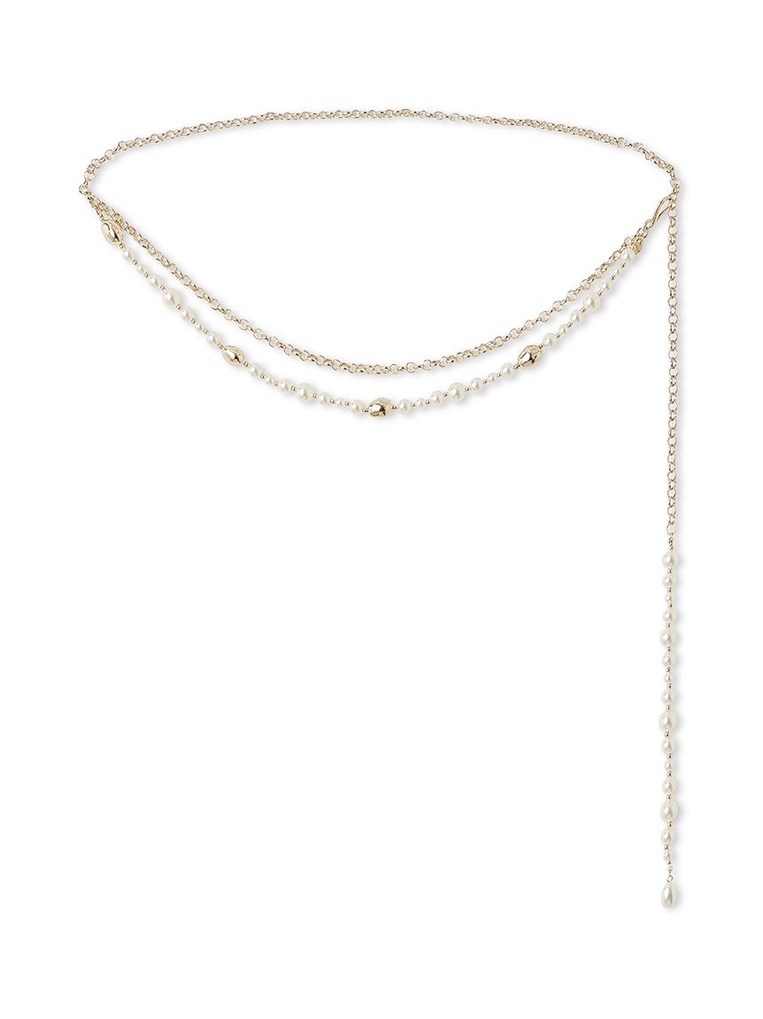 パールコンビチェーンベルト(ベルト・サスペンダー)｜ファッション雑貨