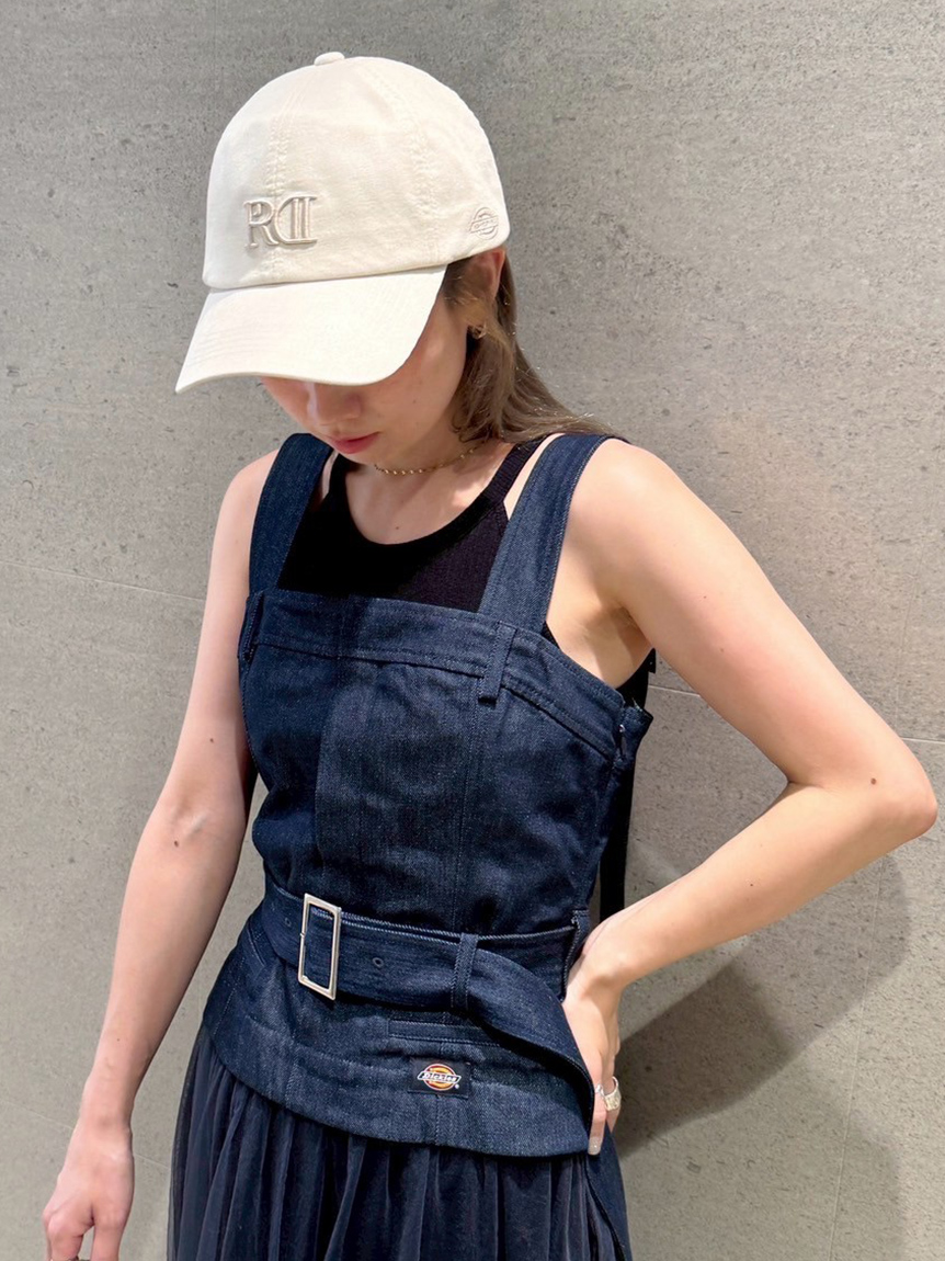 FRAY.I.D フレイアイディー　ウールツイルロゴキャップ　帽子 FRAY I.D｜Dickies】マルチファブリックロゴキャップ(帽子