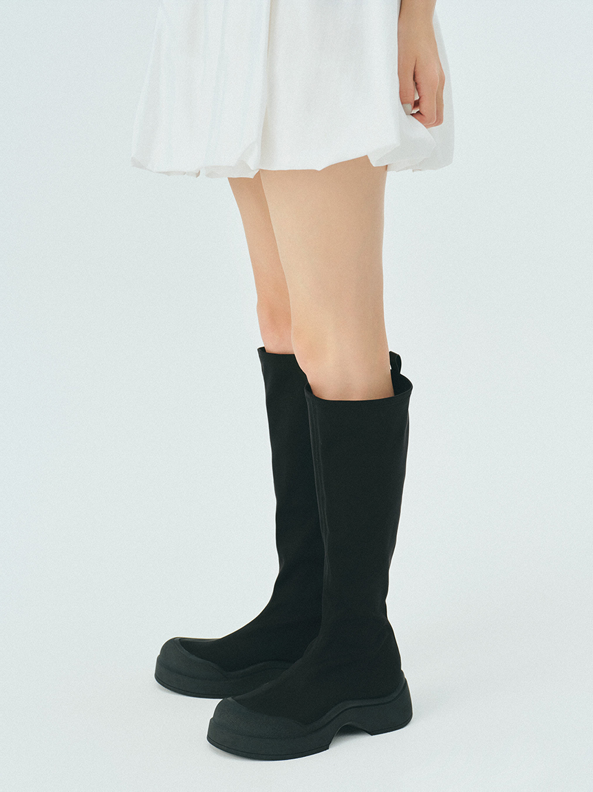 衝撃の激安コスパ・掘り出し物も off-white レインブーツ サイズ38（レインシューズ Black 靴