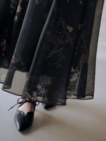 リボンミュールサンダル(サンダル)｜シューズ｜FRAY I.D（フレイ