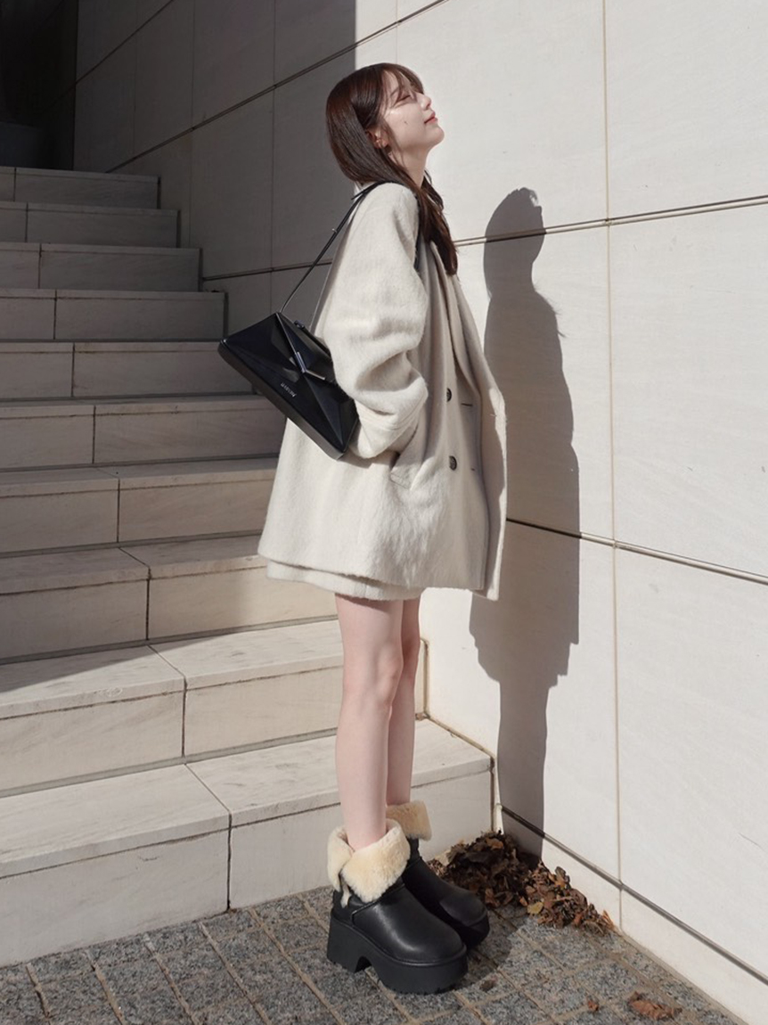 【FRAY I.D｜UGG®】W ESMEE LEATHER BOOT