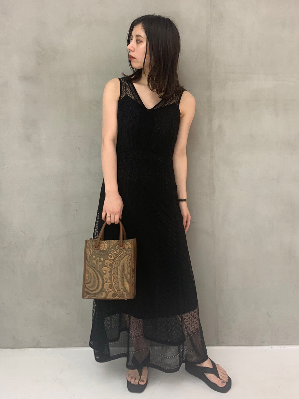 レースモチーフニットワンピース ニットワンピース ワンピース Fray I D フレイ アイディー の通販サイト 公式