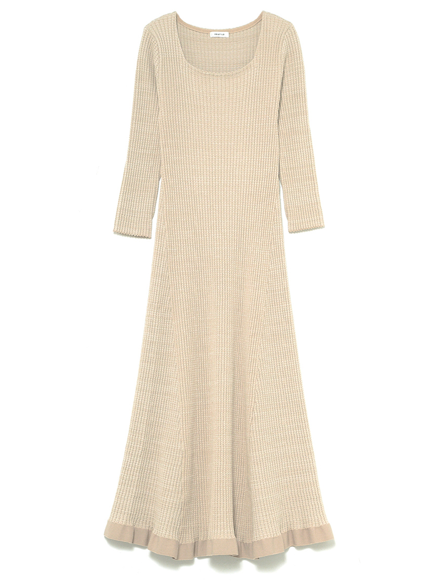 オフィシャルオンラインストア限定 スクエアネックリブニットワンピース Fray I D フレイ アイディー の通販サイト 公式