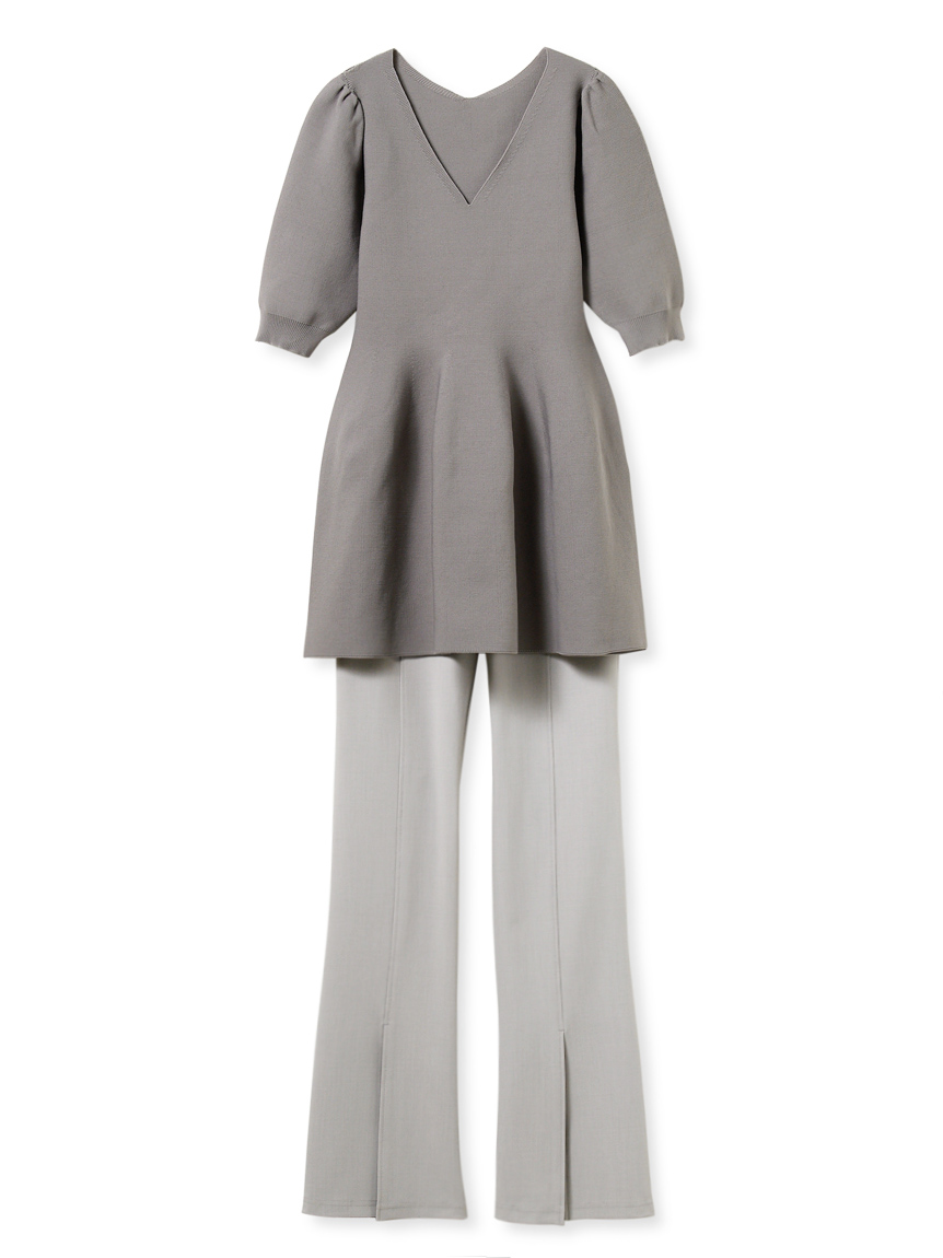 美品 Fray ID パンツ 0 完売品 WEB限定カラー】スウェットタックパンツ（フルレングス）｜FRAY