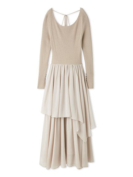 FRAY.ID フレイアイディー ニットドッキングワンピース ニットドッキングワンピース(マキシ・ロングワンピース