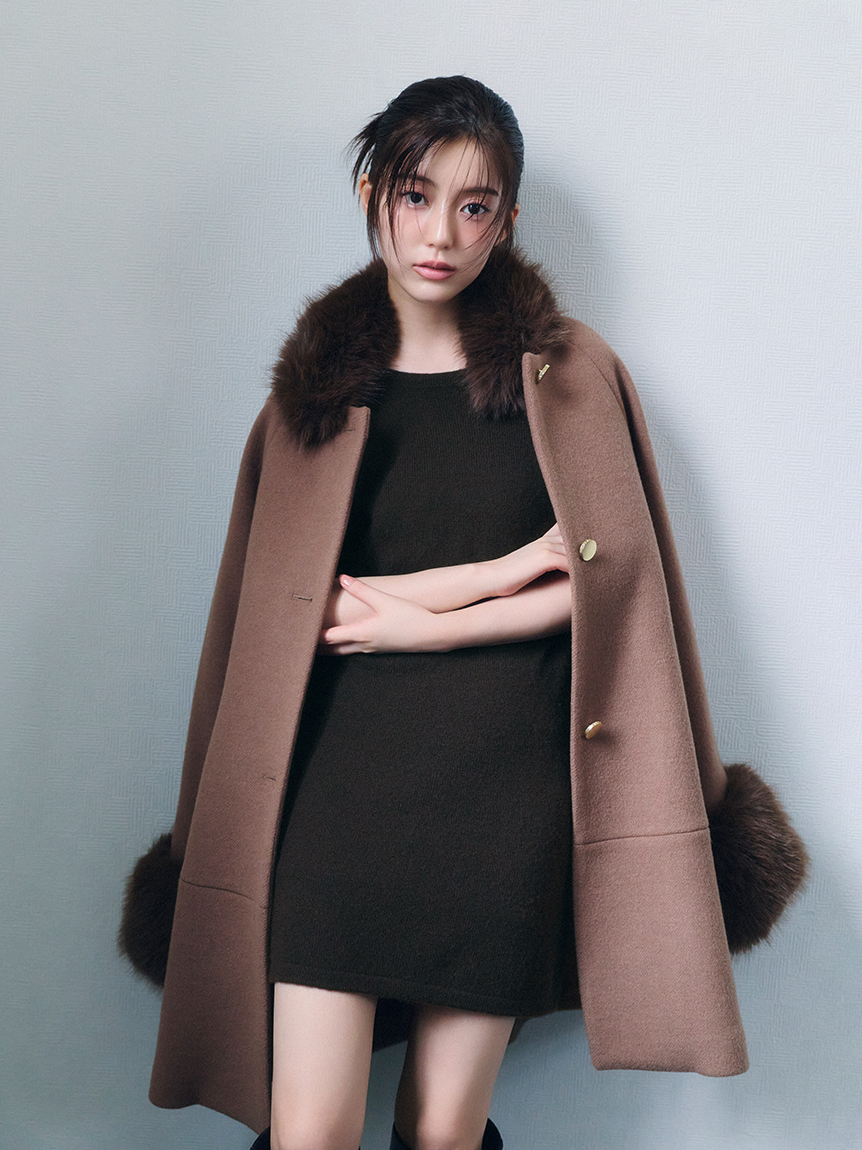カシミア100％ミニニットワンピース(ニットワンピース)｜DRESS｜FRAY