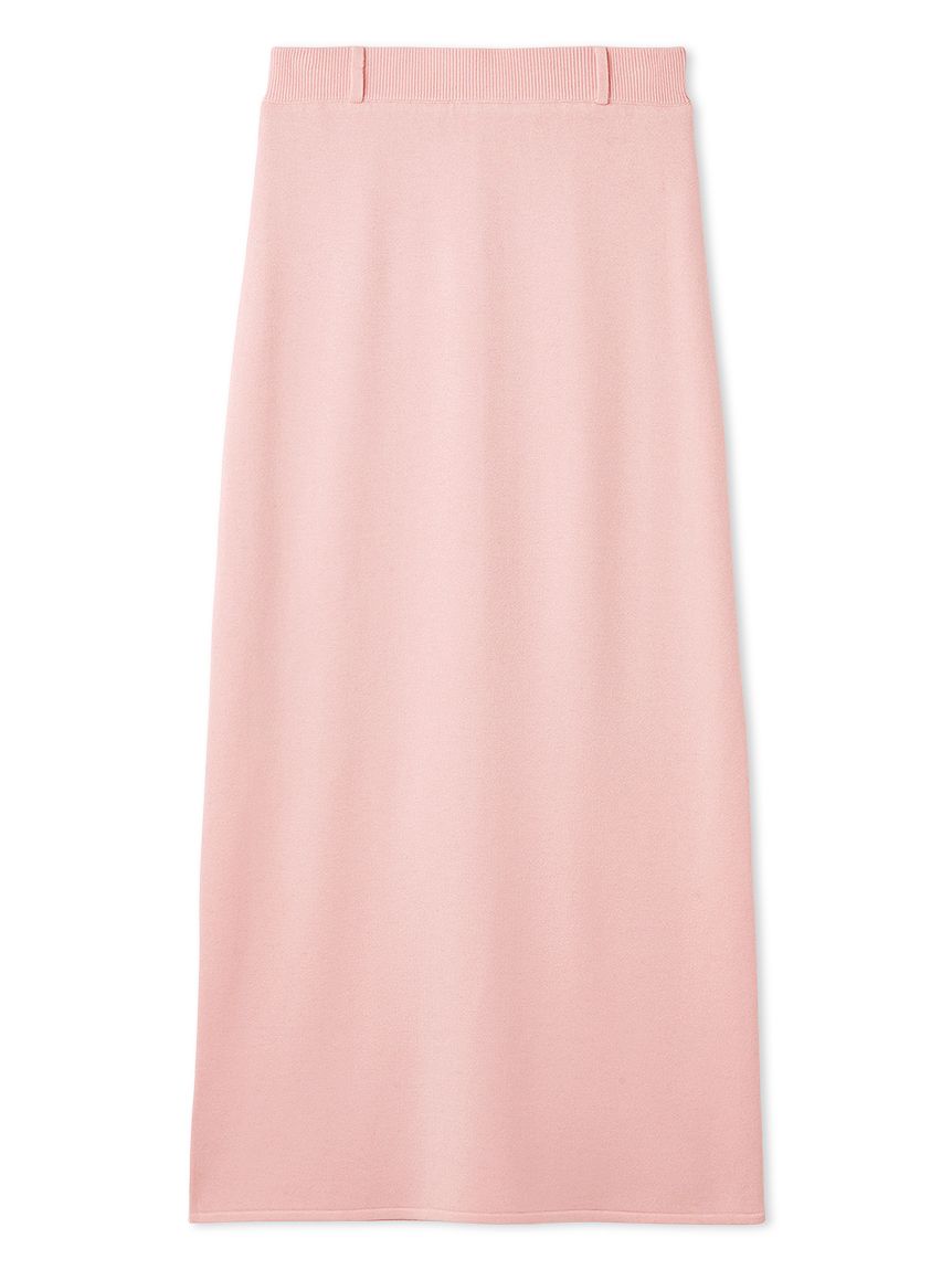 ウォッシャブルカシミヤシルクニットストレートスカート