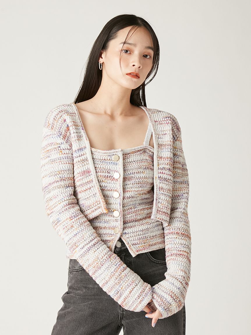 ニットアンサンブル　プリスティン PING APPAREL】アンサンブルニット ＜LADIES LINE＞ (LADIES