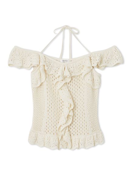 フレイアイディー⭐︎カットソー FRAY I.D tシャツ オフショルダーカットソー／ウォッシャブル