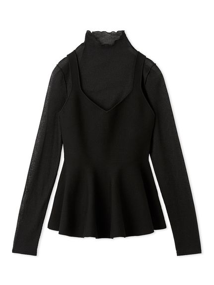 【新品タグ付き】FRAY I.D ニットトップス ボーダー FREEサイズ FREE STYLISTS ニット セーター ダメージボーダー柄ニット