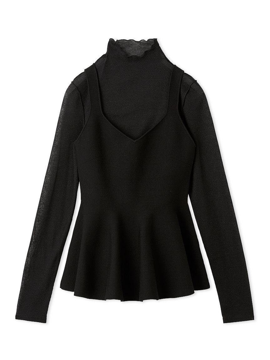 ペプラムフレアニットタートルセット(ニット)｜トップス｜FRAY I.D