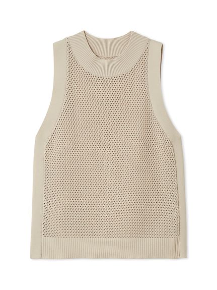 新品　FRAY.I.D ブラック ノースリーブ トップス　未使用　美品　ニット ドライタッチノースリーブニット（ニット/セーター）｜FRAY I.D