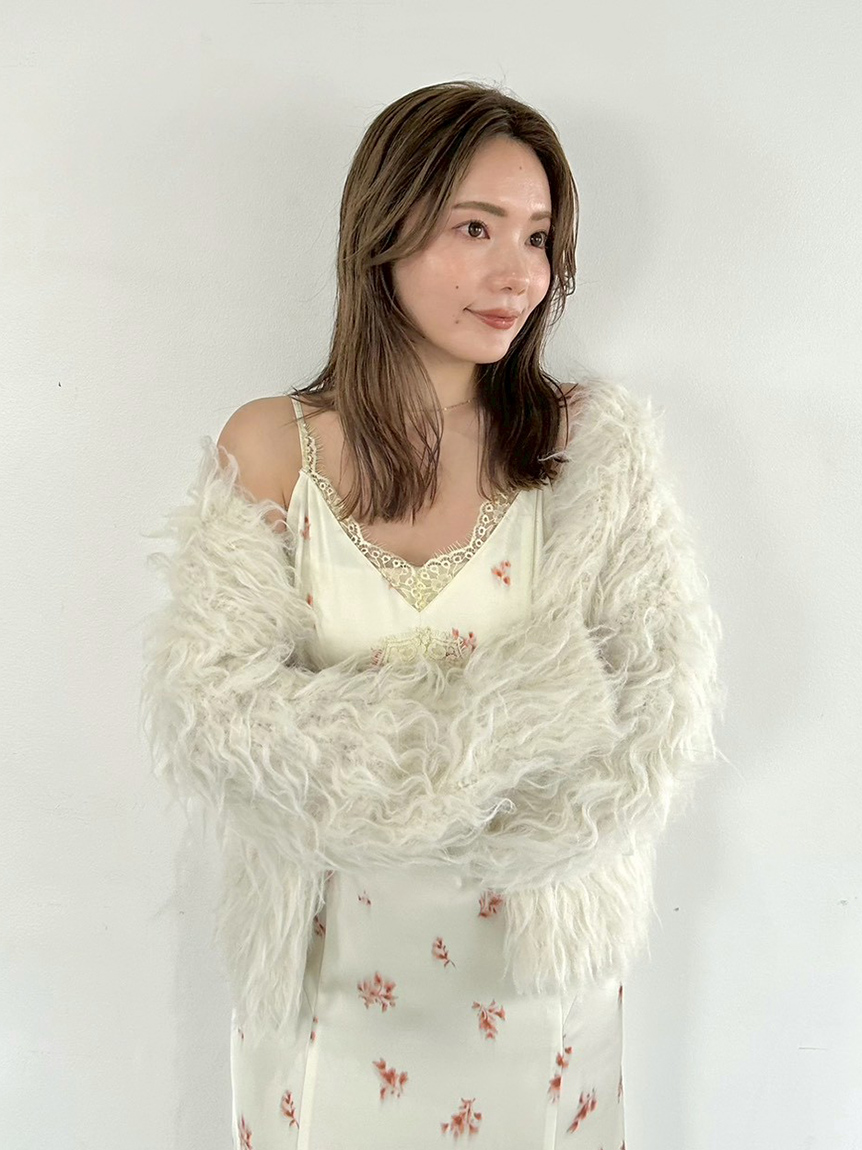 2wayブラッシュシャギーカーディガン(ニット)｜トップス｜FRAY