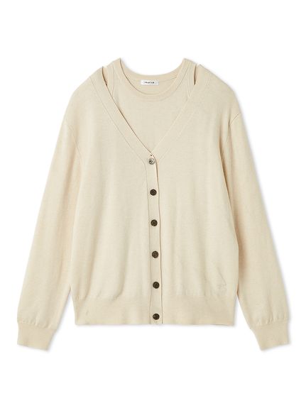 ウォッシャブルカシミヤシルクニットアンサンブル／ウォッシャブル