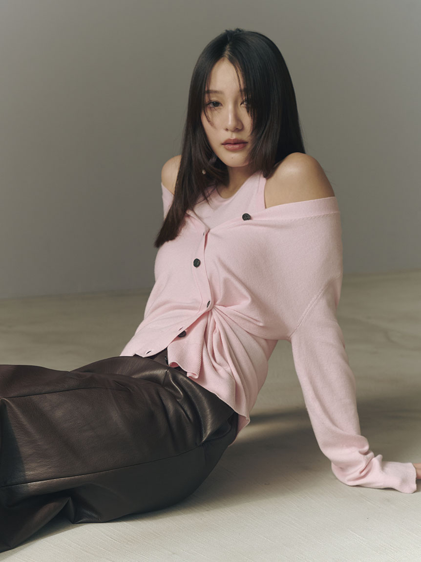 ウォッシャブルカシミヤシルクニットアンサンブル／ウォッシャブル