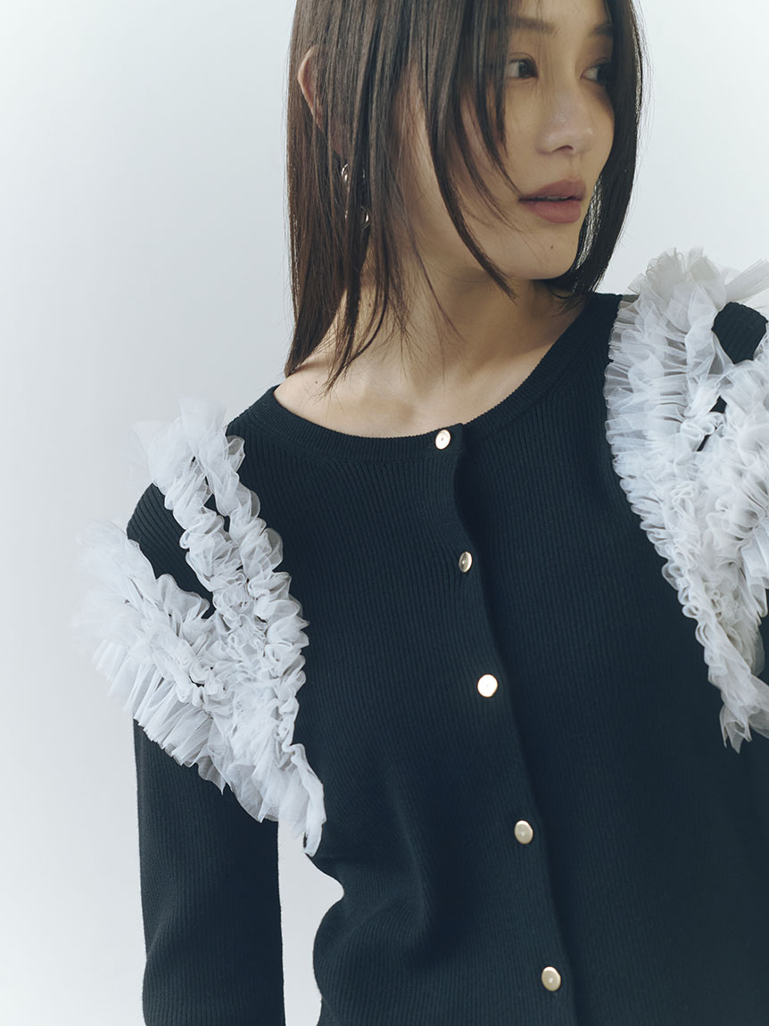 FRAY I.D レースコンビカーディガン 楽天市場】【SALE／40%OFF】レースコンビカーディガン FRAY I.D