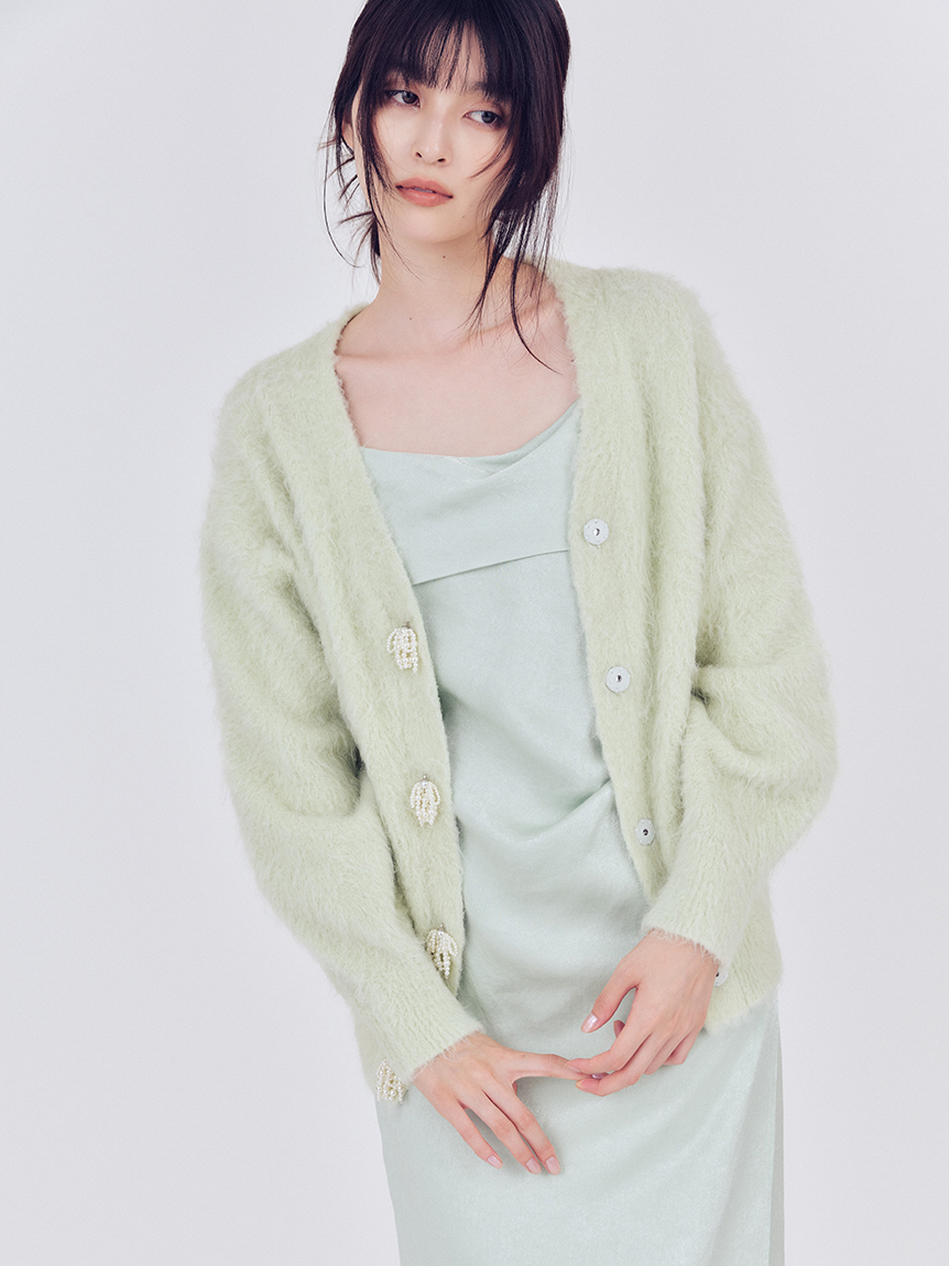 ファビアナカーデ　アイボリー ファビアナカーデ アイボリー ニットカーディガン｜全商品｜aoi