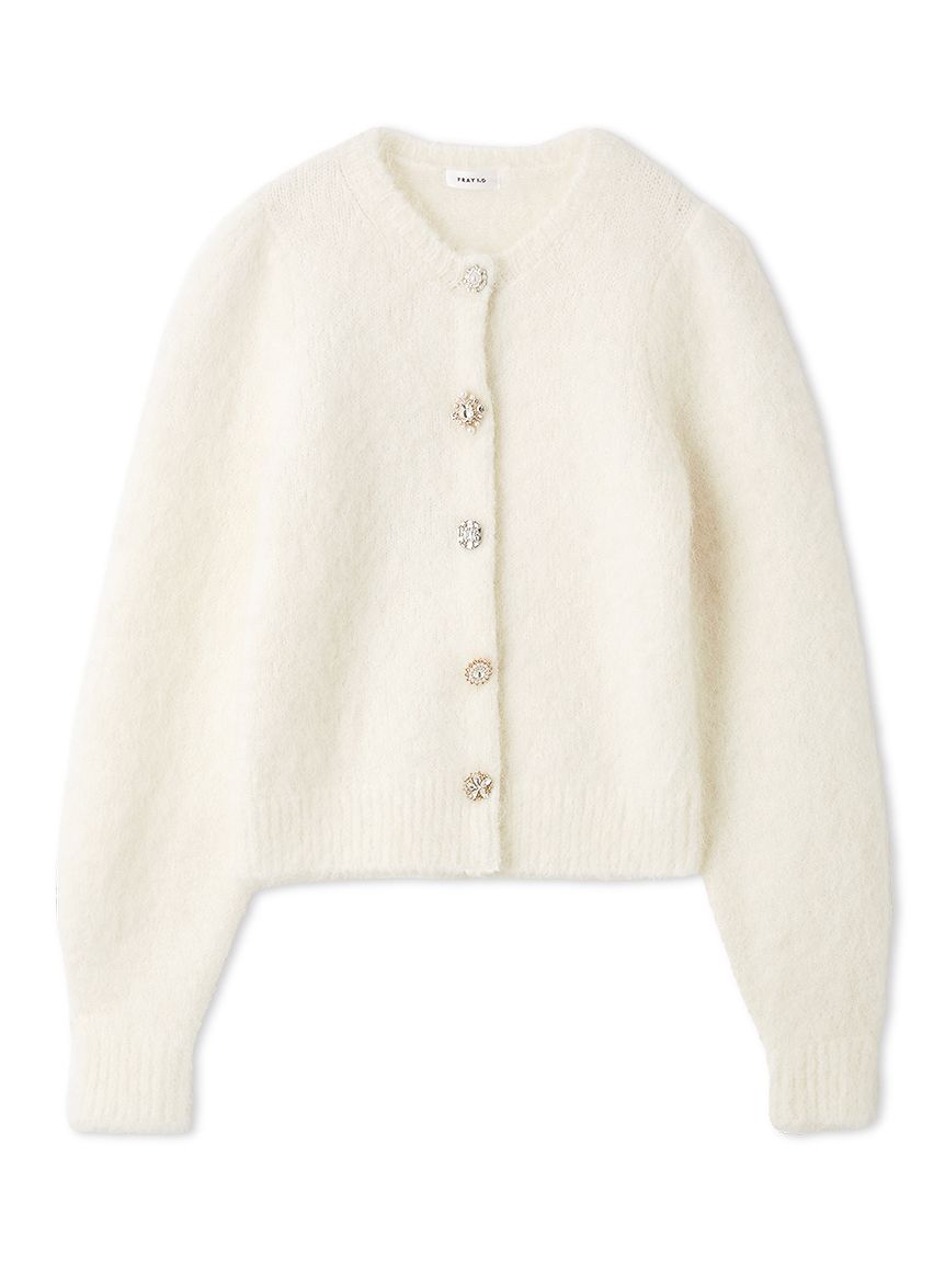 アルパカシャギービジューカーディガン(カーディガン)｜トップス｜FRAY