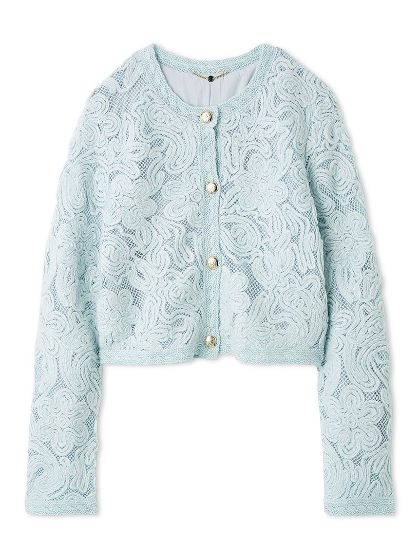 エンブロイダリーニットジャケット(ニット)｜トップス｜FRAY I.D