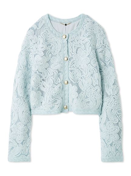 エンブロイダリーニットジャケット(ニット)｜トップス｜FRAY I.D