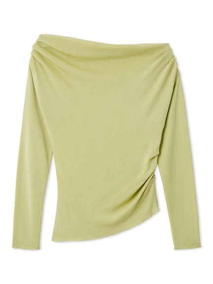 アシンメトリーオフショルニットトップス(ニット)｜トップス｜FRAY I.D