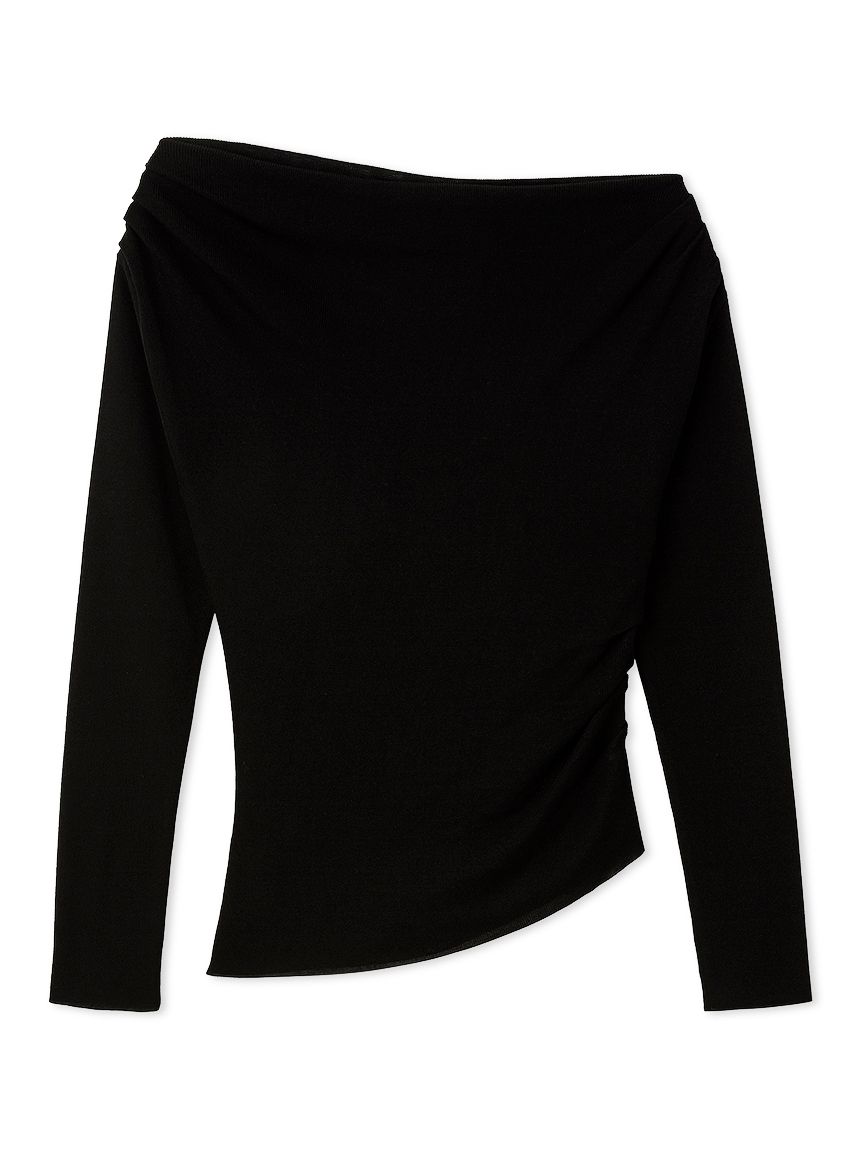 アシンメトリーオフショルニットトップス(ニット)｜トップス｜FRAY I.D