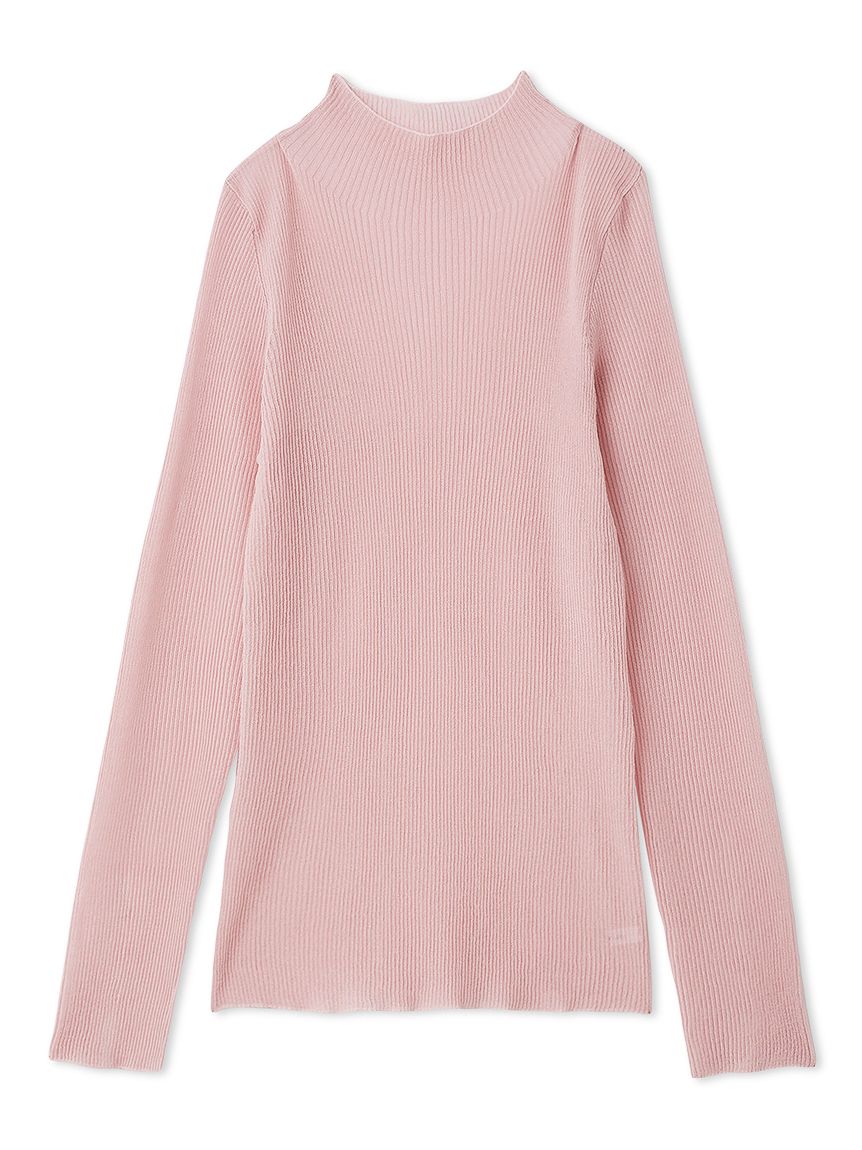 美品　obli   オブリ　カラーハイネックニット/ピンク 見上愛さんコラボカラー/Oggi掲載】カシミヤブレンド ハイネック