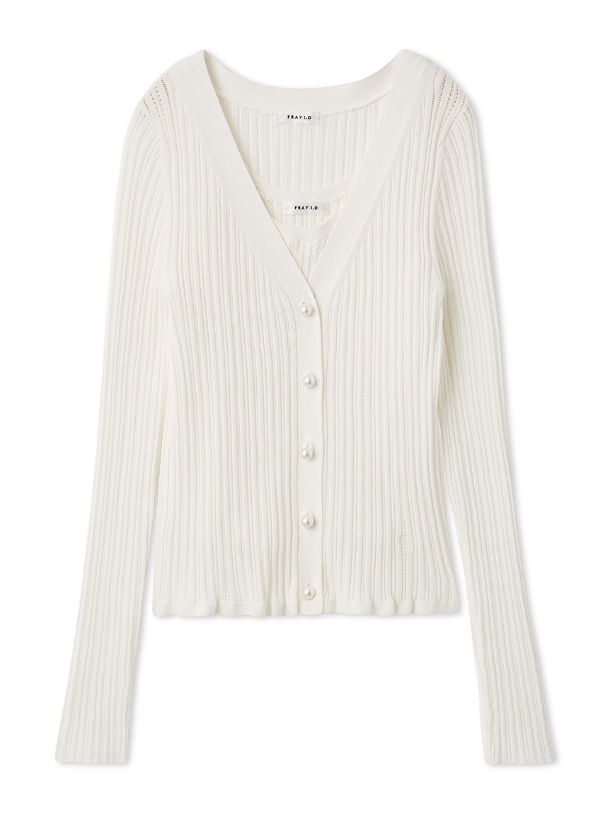 コットンモダールアンサンブルニット(ニット)｜トップス｜FRAY I.D