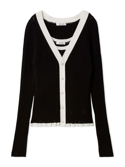 tky13 TODAYFUL アンサンブルニット THE Yon ニット セーター アンサンブルドッキングニットPO レディース