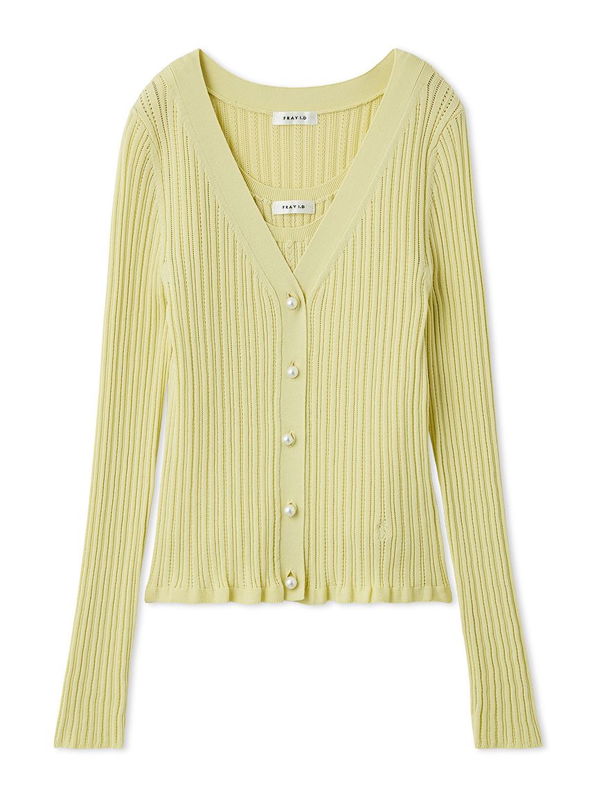 コットンモダールアンサンブルニット(ニット)｜トップス｜FRAY I.D