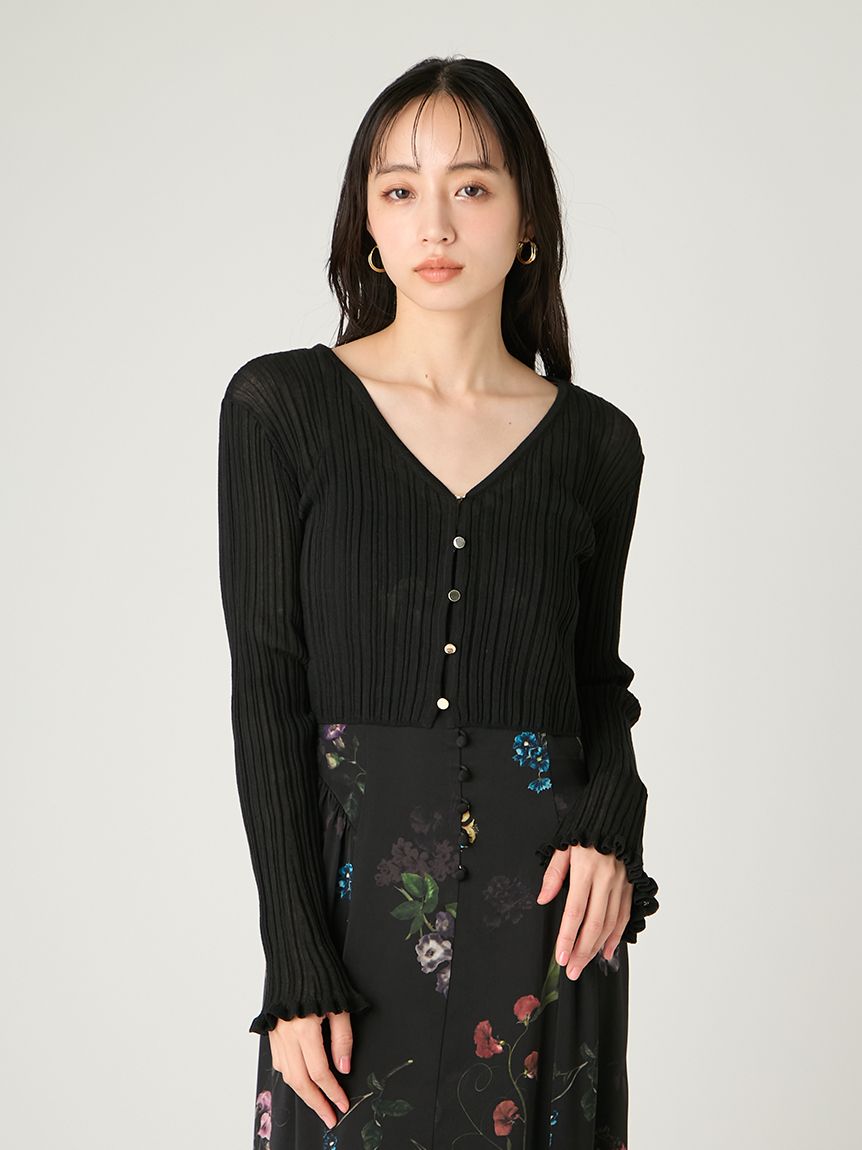 【FRAY I.D】フリンジジャガードホルタートップス　ブラック　BLK Amazon.co.jp: [フレイ アイディー] フリンジジャガードホルター