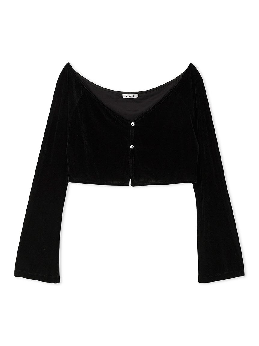 シアーベロアカーデ&キャミワンピース(マキシ・ロングワンピース