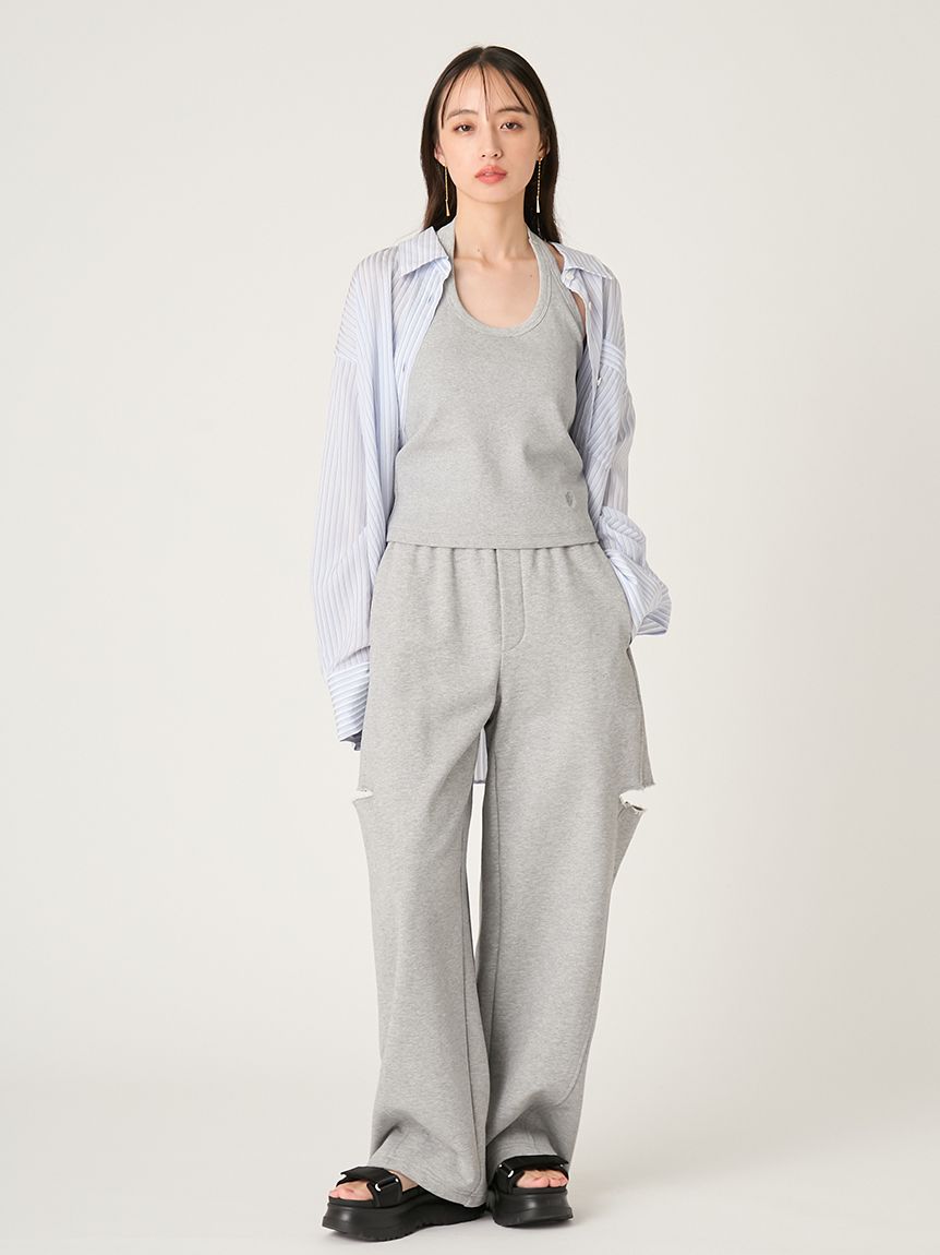 カットアウトスウェットパンツ(ロングパンツ)｜パンツ｜FRAY I.D