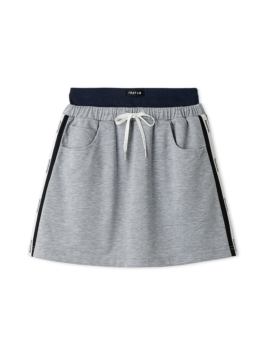Reebok×FRAY I.D】スウェットミニスカート(ミニスカート)｜スカート