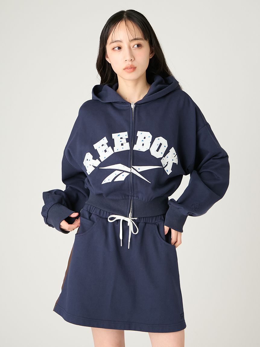 Reebok×FRAY I.D】スウェットミニスカート(ミニスカート)｜スカート