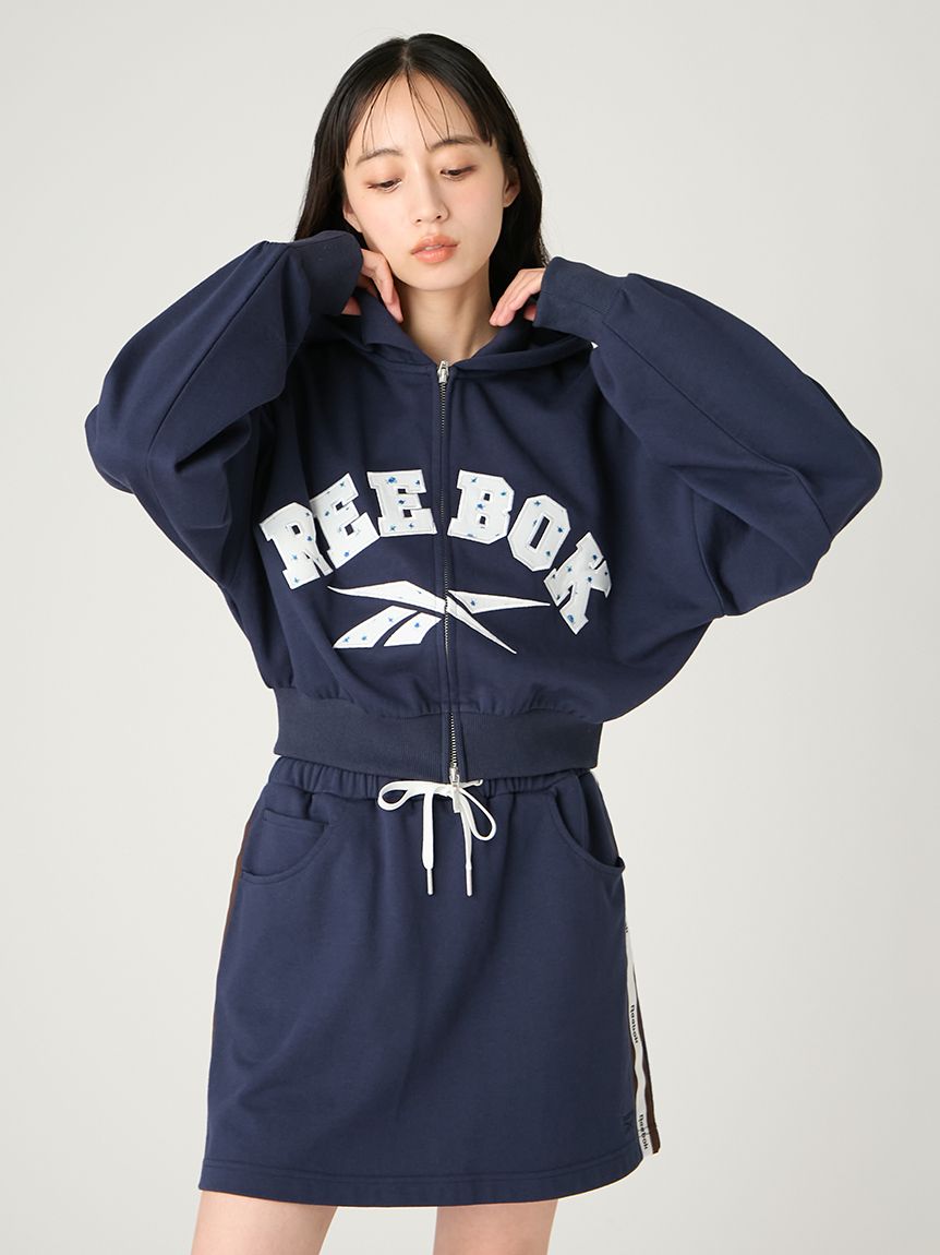 Reebok×FRAY I.D】スウェットミニスカート(ミニスカート)｜スカート
