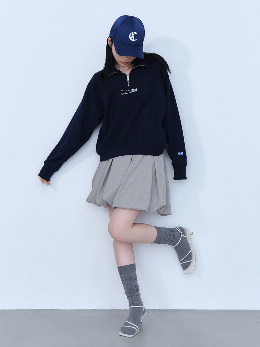 Champion】リバースウィーブハーフジッププルオーバー
