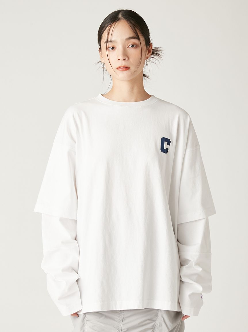 Champion】レイヤードロンT(カットソー)｜トップス｜FRAY I.D