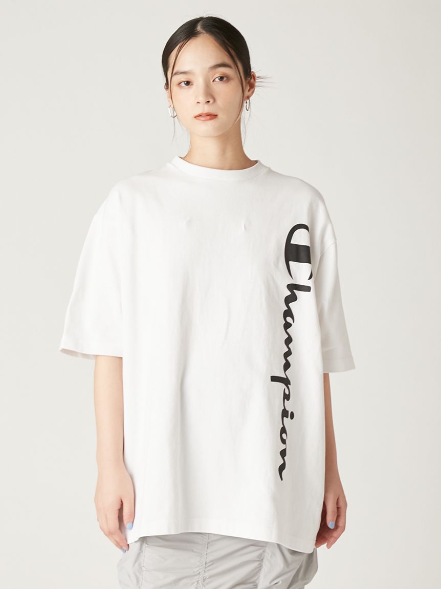 Champion】ピグメントロゴビッグTシャツ(カットソー)｜トップス