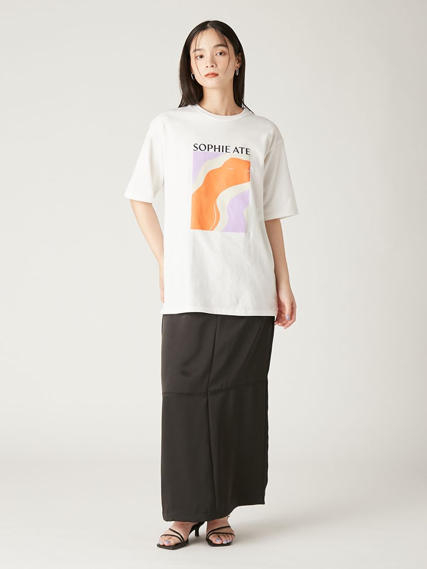 アートプリントTシャツ(Tシャツ)｜トップス｜FRAY I.D（フレイ