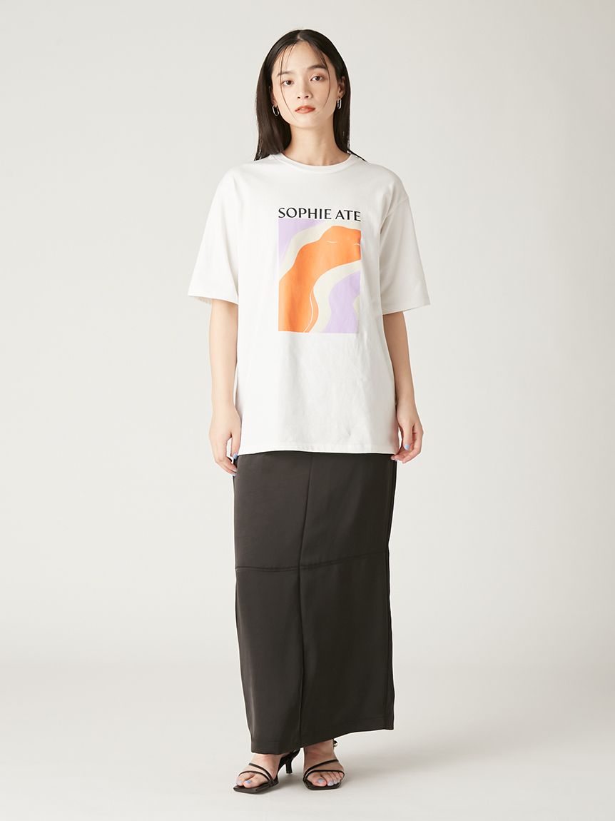 アートプリントTシャツ(Tシャツ)｜トップス｜FRAY I.D（フレイ